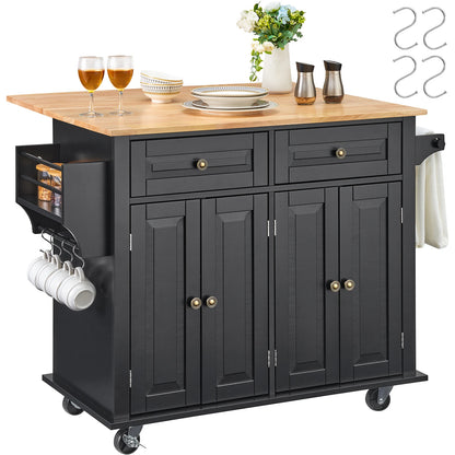Kitchen Island Cart With Storage