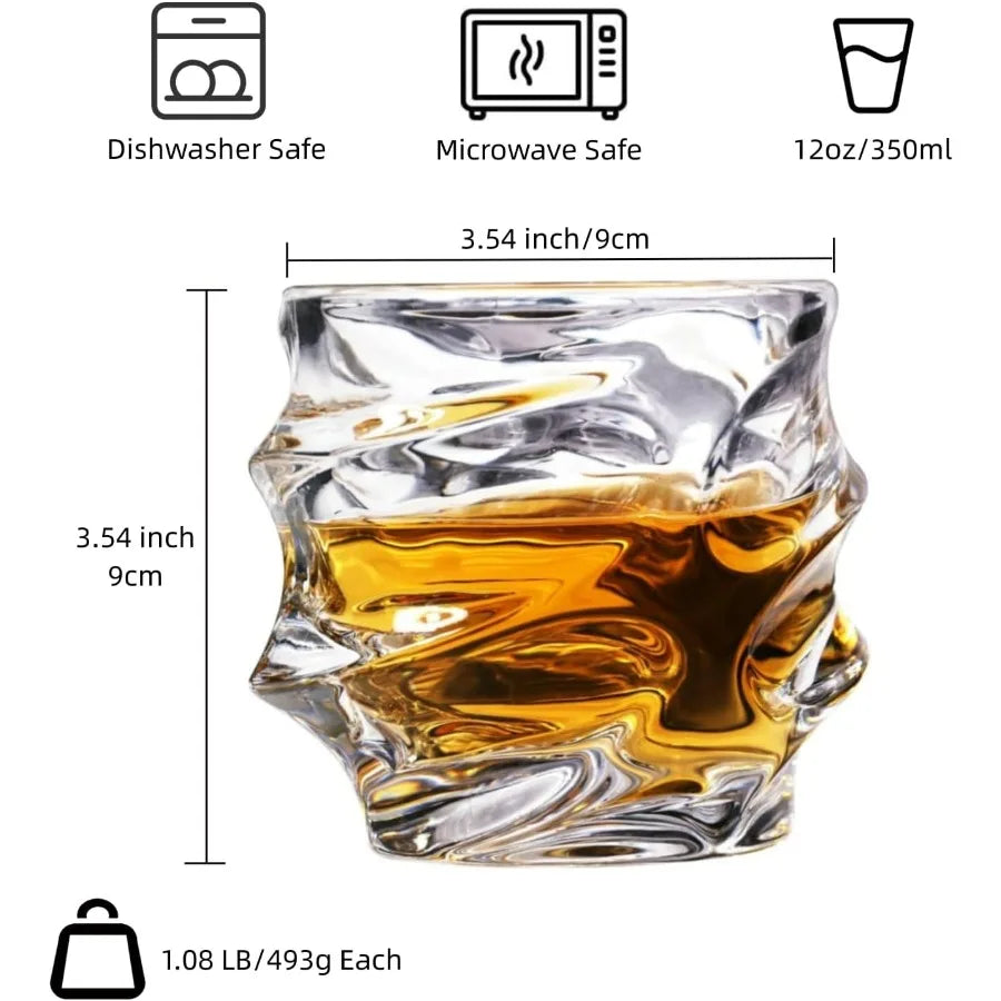 Crystal Whiskey Glasses Set Of Four
