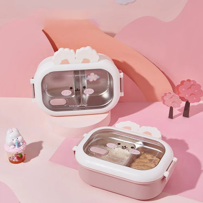 Rabbit Design Large Capacity Sealed Bento Box