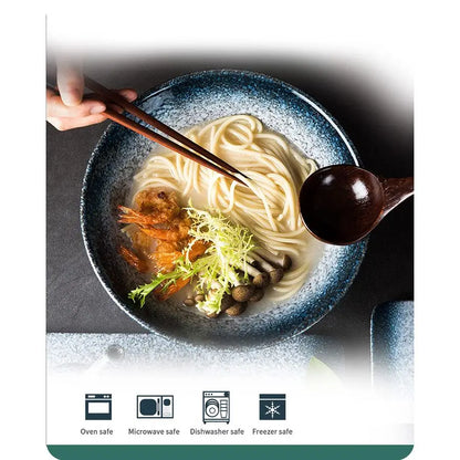 Ceramic Japanese Ramen Bowls Set