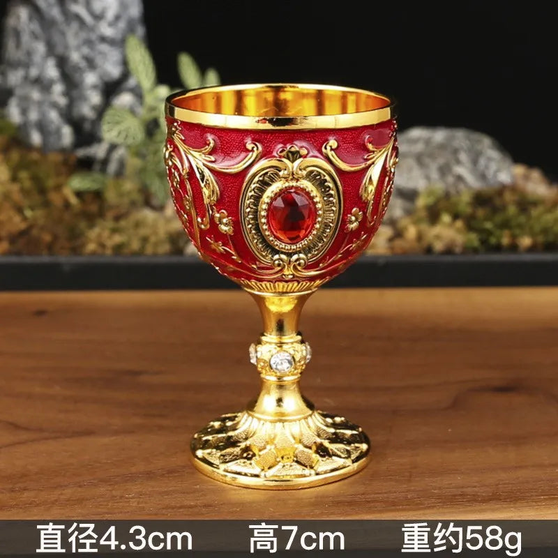 Diamond-Encrusted European Style Chalice