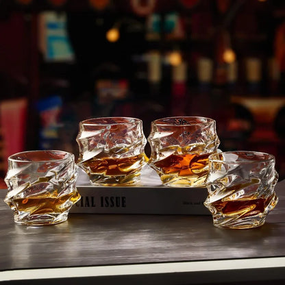 Crystal Whiskey Glasses Set Of Four