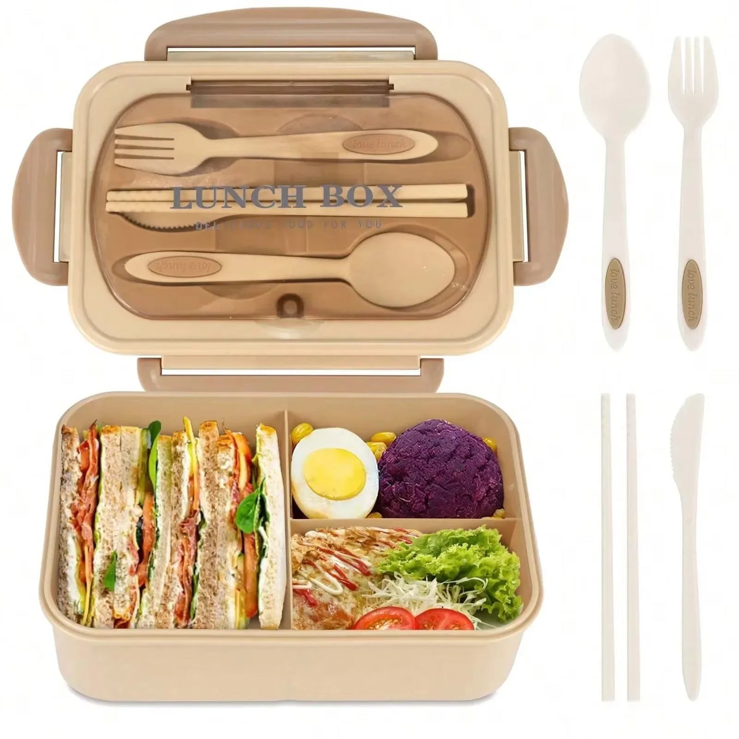 Portable Square Lunch Box