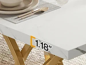 Unique Rectangular Dinner Table