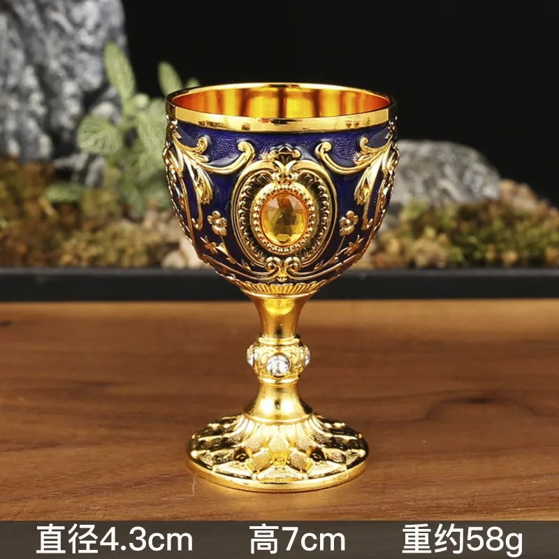 Diamond-Encrusted European Style Chalice