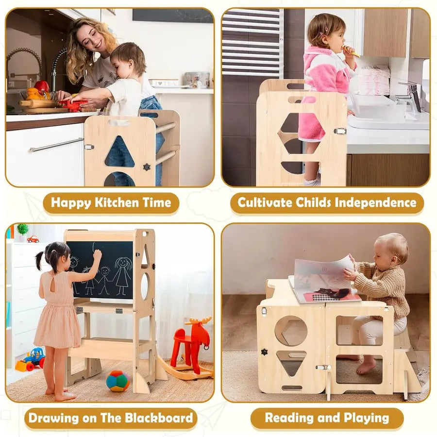 Four In One Toddler Kitchen Step Stool