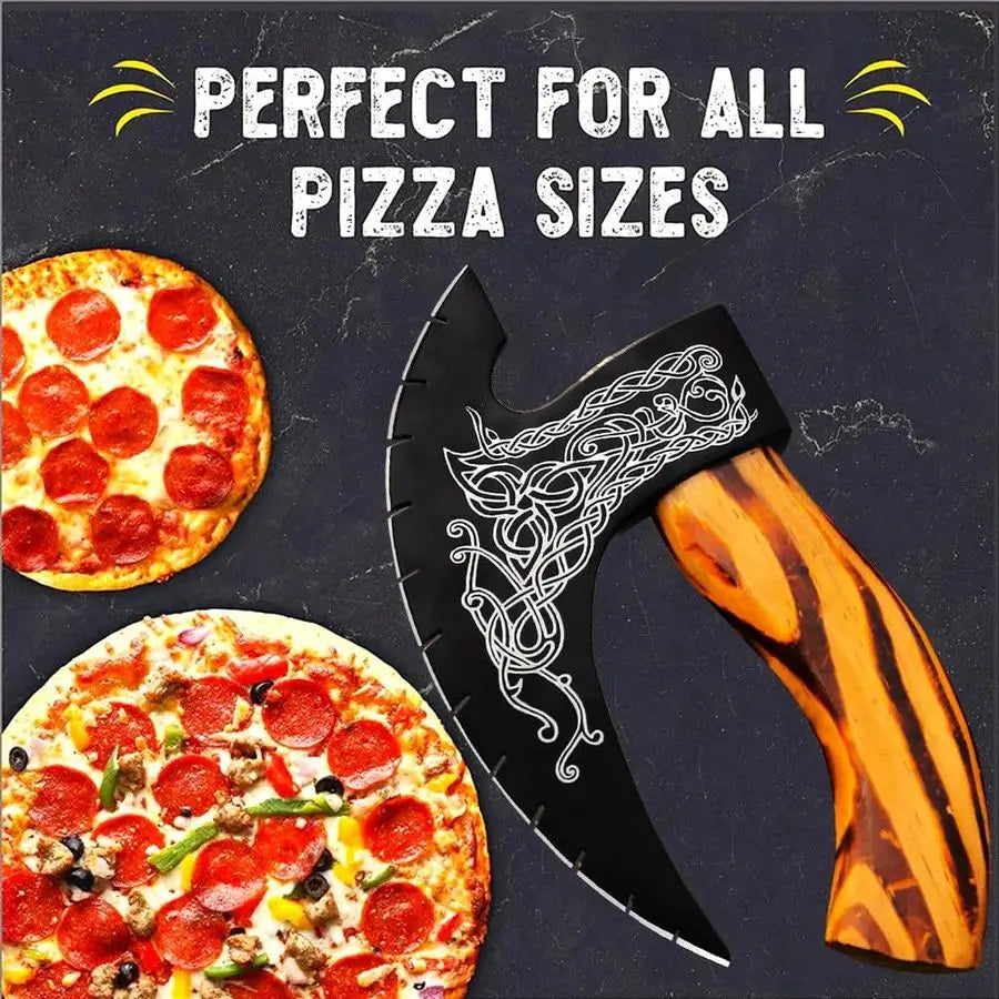 Handmade Viking Pizza Axe With Sheath