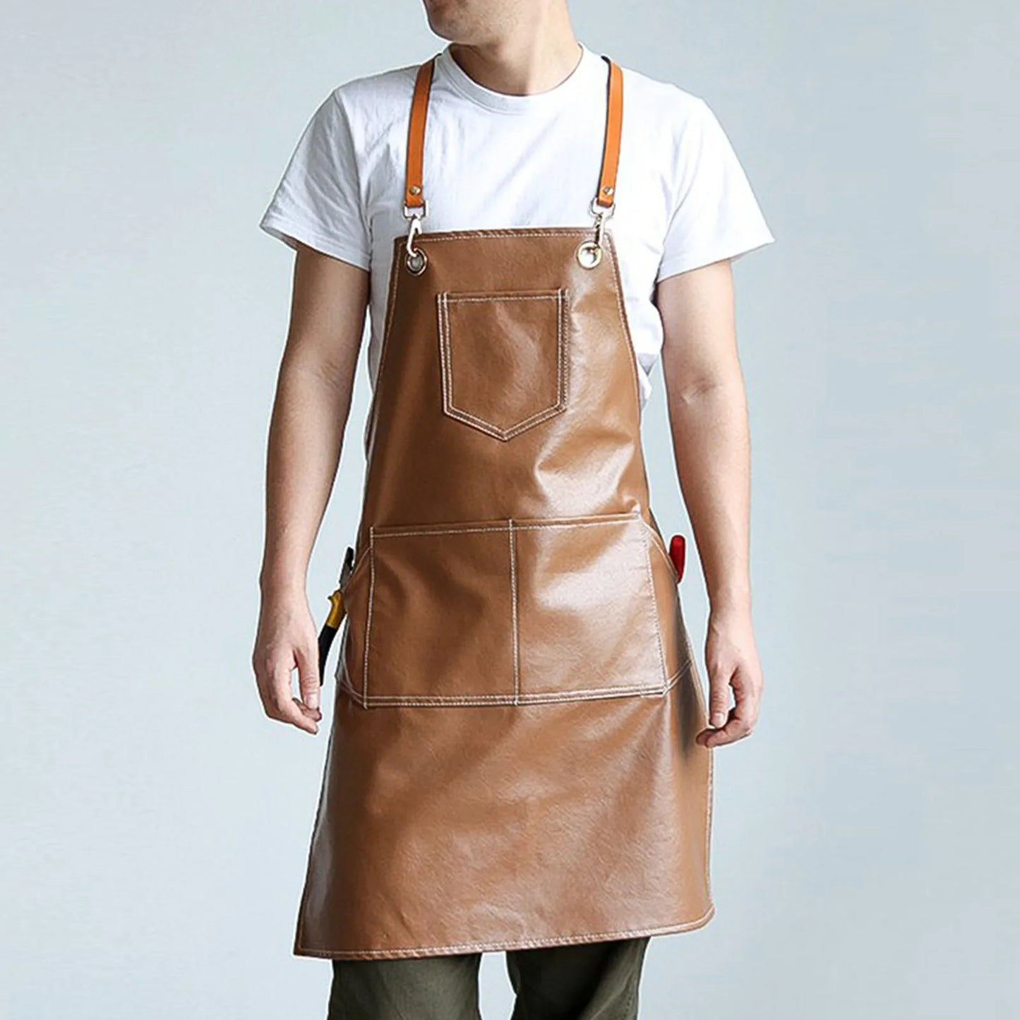 Thickened Leather Working Apron