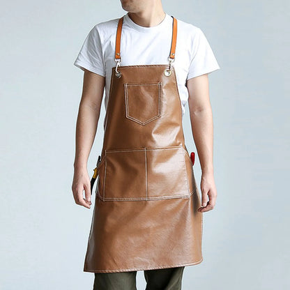 Thickened Leather Working Apron