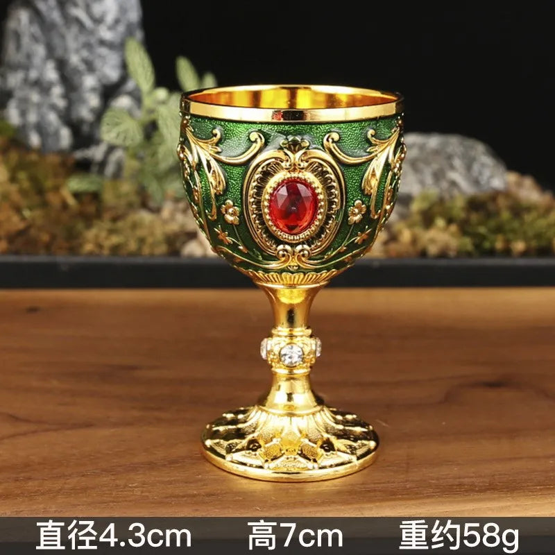 Diamond-Encrusted European Style Chalice