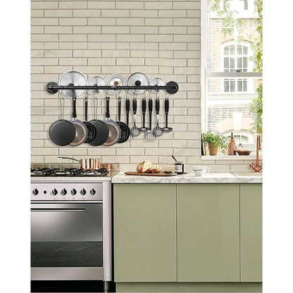 Wall Mount Pot Hangers With S Hooks