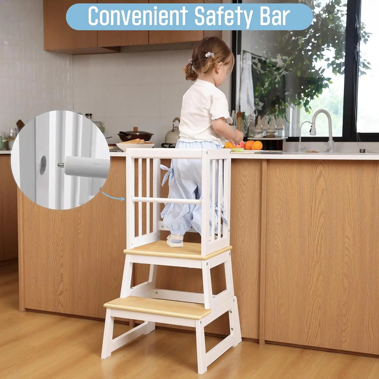 Anti-Tip Safety Tower for Toddlers