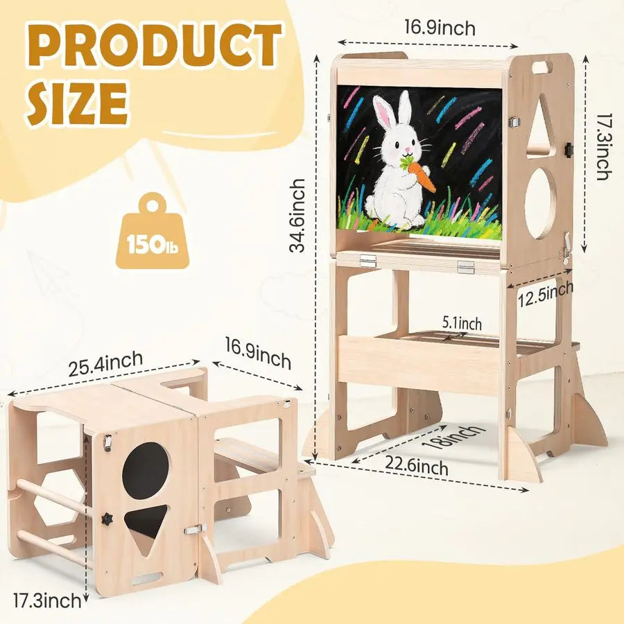 Four In One Toddler Kitchen Step Stool