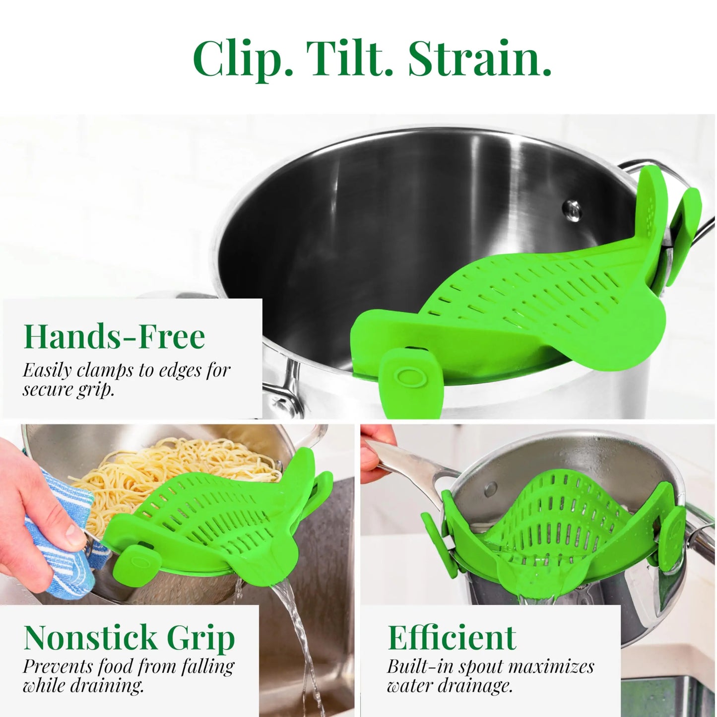 Silicone Strainer For Kitchen Pots