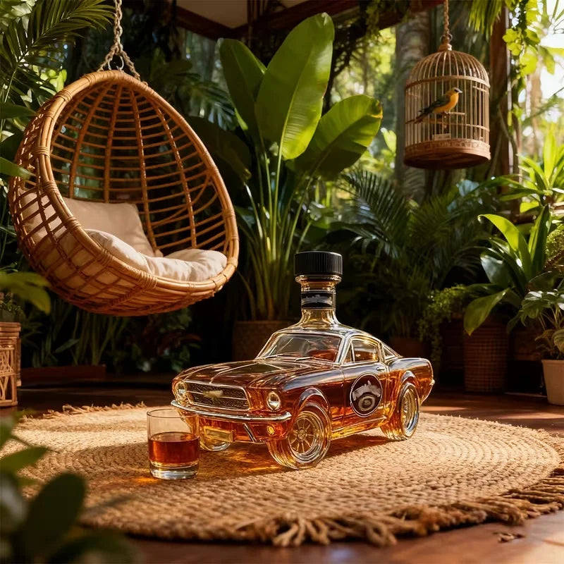 Car-shaped Whiskey Decanter Art Sculpture