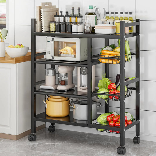 Multi Functional Movable Cabinet Storage Rack