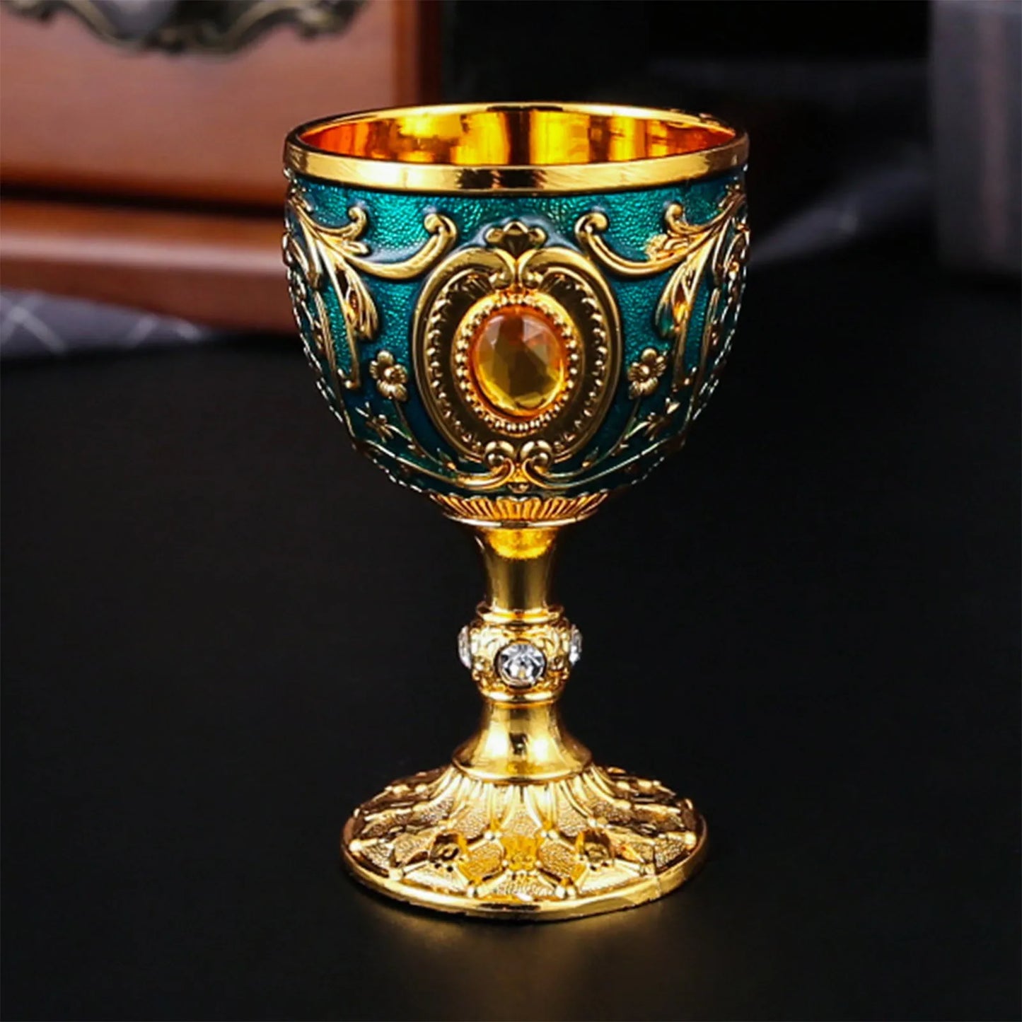 Diamond-Encrusted European Style Chalice
