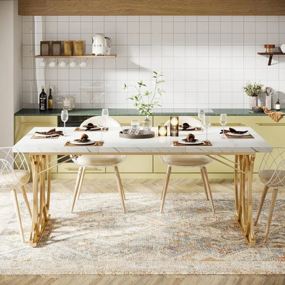 Unique Rectangular Dinner Table