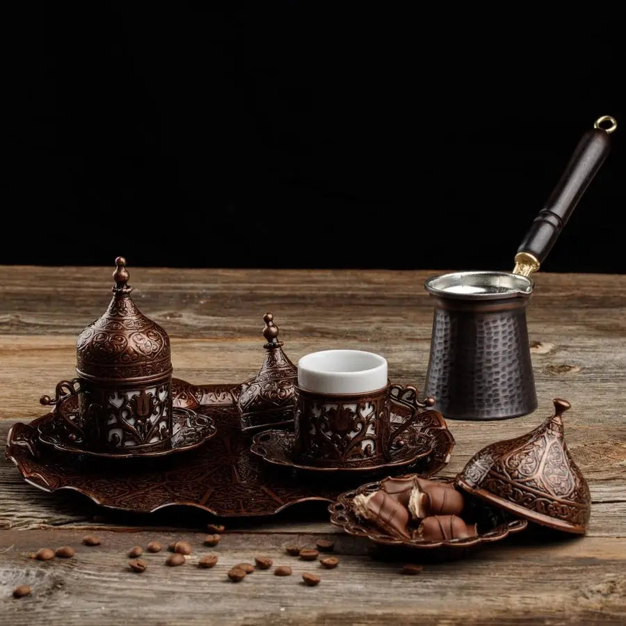 Turkish Coffee Making And Serving Set