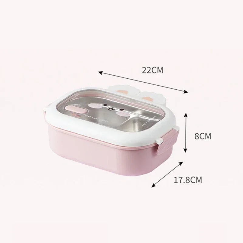 Rabbit Design Large Capacity Sealed Bento Box