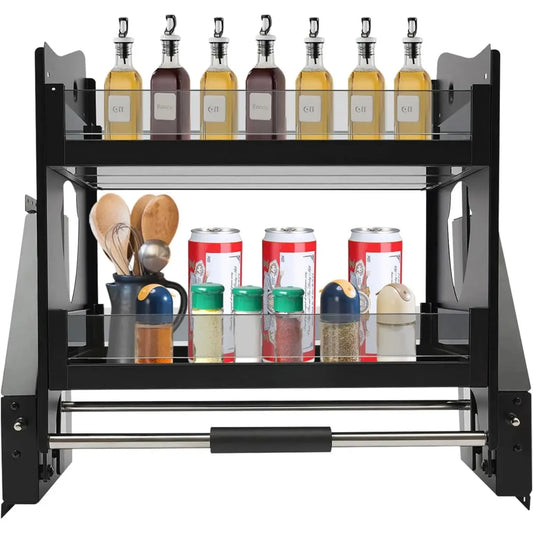 Pull Down Cabinet Organizer Two Tier